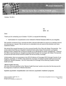 Denial of Psychiatric Care